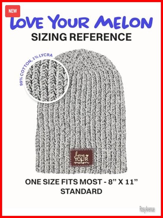 Unisex Cotton Knit Beanie with Stretch, Lightweight & Breathable main image 5
